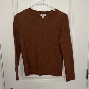 J. Crew Rust Knit Sweater